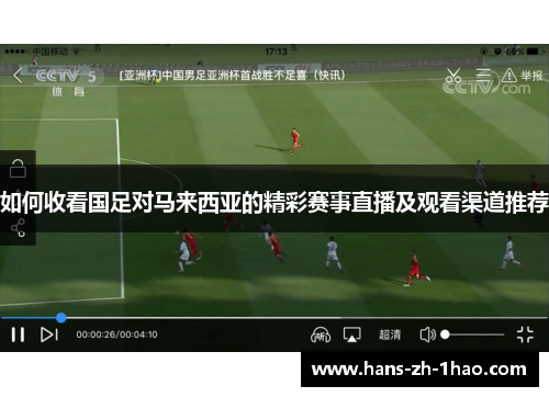 如何收看国足对马来西亚的精彩赛事直播及观看渠道推荐